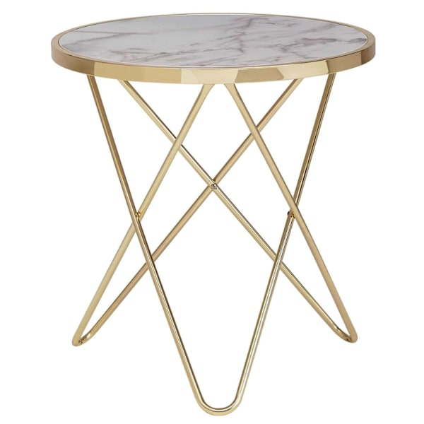Rootz sidebord marmor - Sideborde design - Metal - Hvid - 55 x 57 x 55 cm