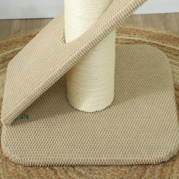 Rootz Cat Scratching Post - Aktivitetscenter - Möbelskydd - Solid Chipboard - 48 cm x 48 cm x 84 cm