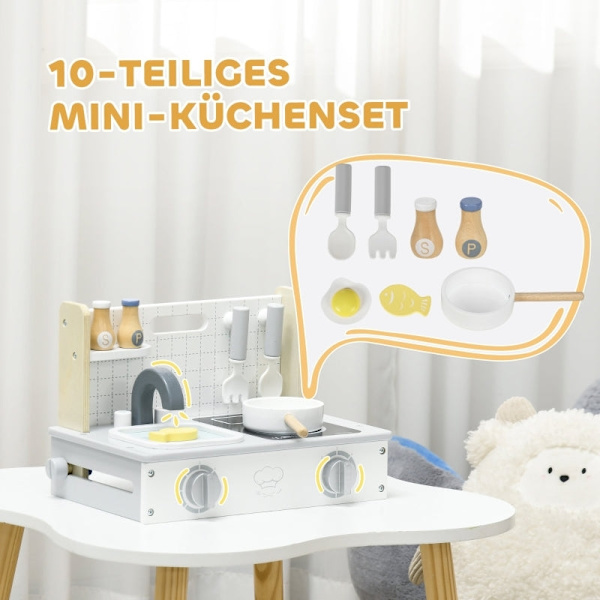 Rootz Barnköksset - Leksaksköksset - Lekköket - Uppmuntrar fantasin - Presentförpackning - Barnvänligt material - 36cm x 21,5cm x 25cm