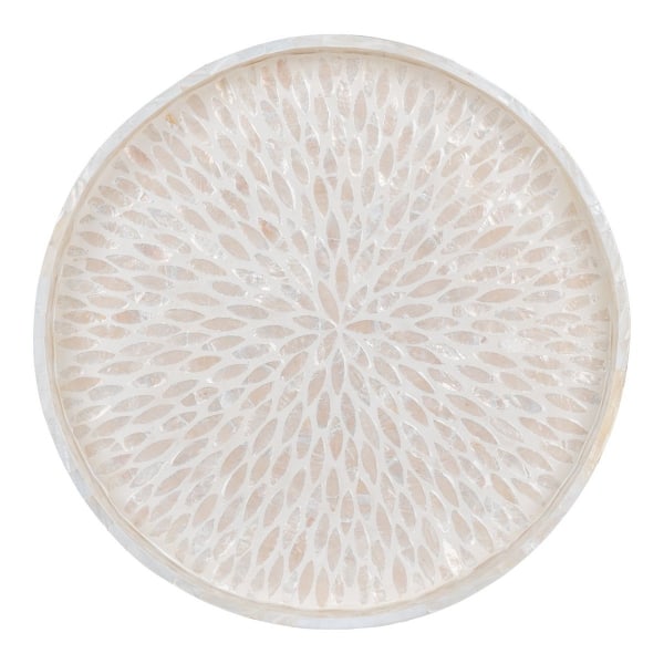 Rootz Bambu -bricka - serveringsfack - Dekorativt bricka - miljövänligt - 40 cm x 40 cm x 3,5 cm beige