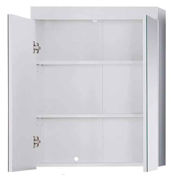Rootz Badeværelsesskab - Spejl - Højglans - 60 x 77 x 17cm White