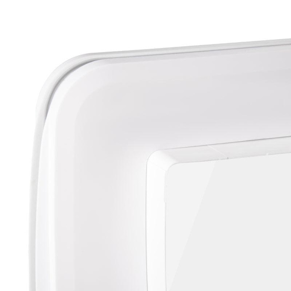 Rootz kæledyrsdør - Kattelem - Hundelem - 4 låsemuligheder med magnet - kæledyrsklap til indendørs - Dørklap til kæledyr - Hvid - 30 x 29 x 10 cm