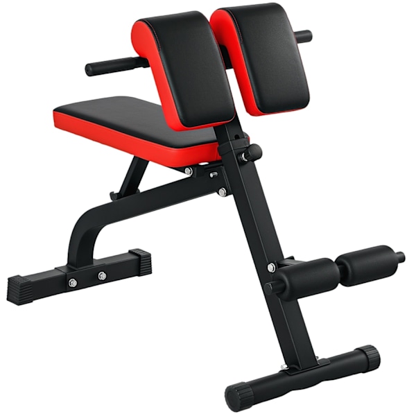 Rootz Multifunktionell justerbar viktbänk - Fitness Bench - Curl Station - Foldbar rymdsparare - 103 cm x 65 cm x 67-98 cm
