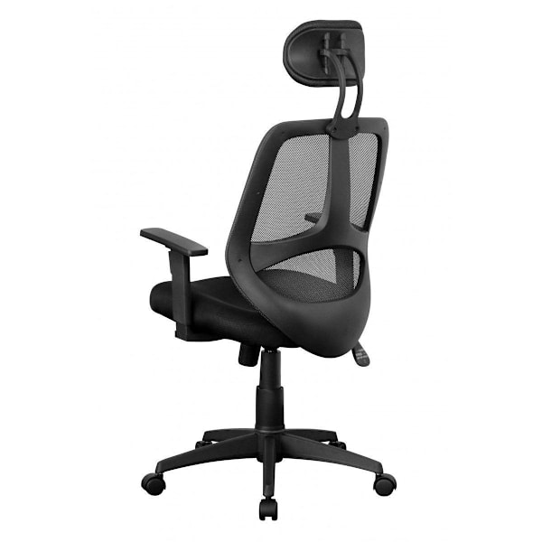 Rootz Kontorstol - Drejestol - Executive stol - Justerbar - Nakkestøtte - Ergonomisk - Sort