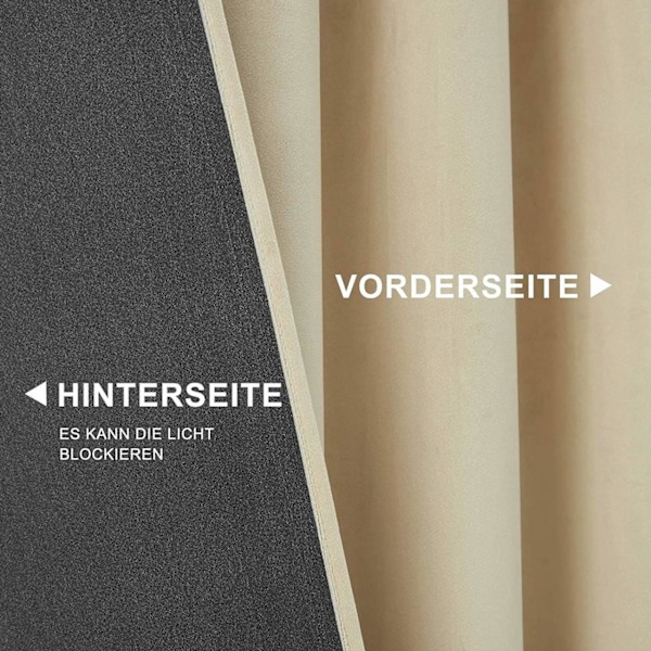 Rootz Luxury Velvet Mörkläggningsgardiner - Draperier - Fönsterbeklädnader - Högkvalitativ isolering - Optimal ljusblockering - Enkel installation - 1