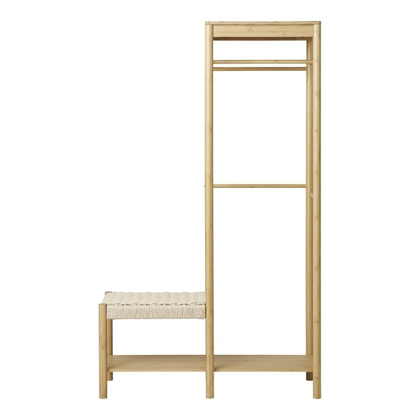 Rootz Ember Cheers Rack - Vaatteiden järjestäjä - Vaatejalusta - Tyylikäs bambukehys - 95 cm x 36cm x 165 cm