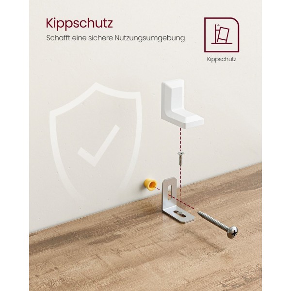 Rootz spånplade bogreol - Opbevaringsstativ - Organizer - Kamelbrun - 29 cm x 129,5 cm x 129,5 cm - Rummelige rum - Nem montering - Anti-tip funktion