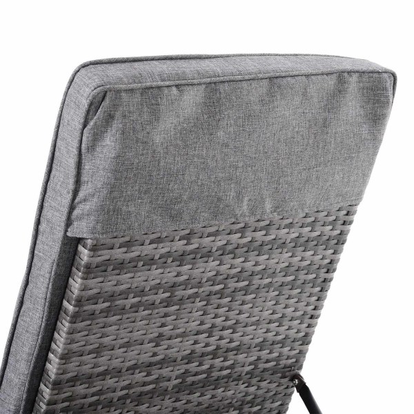 Rootz Garden Dubbelsäng - Grå - Metall, Rotting, Polyester - 76,77 cm x 48,42 cm x 11,02 cm