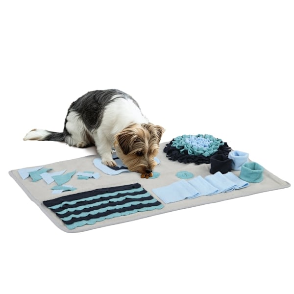 Rootz Sniffing Mat för husdjur - Slow Feeder Mat - Interaktiv leksak - Polyestertyg - Stödjer bättre matsmältning - 74cm x 50cm x 5cm