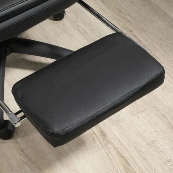 Rootz Kontorstol - Ergonomisk kontorstol - Executive Chair - Polstret ryglæn - Sort - 64 x 64 x 112-120 cm