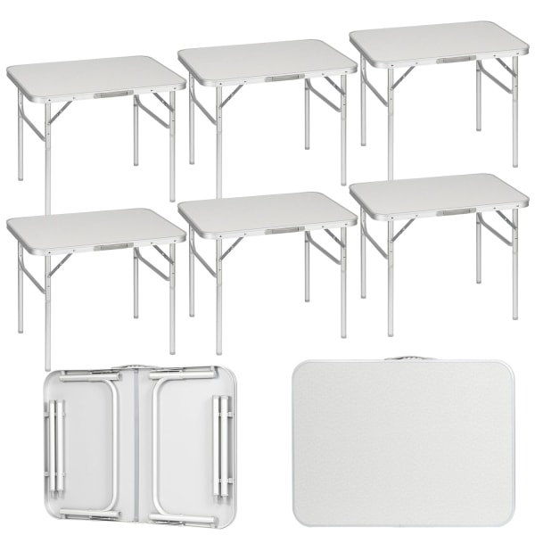 Rootz Ultimate Folding Camping Bordsæt - Justerbart picnicbord - Bærbart spisebord - Letvægtsdesign - Nem at bære - Ingen montering nødvendig - 55 cm