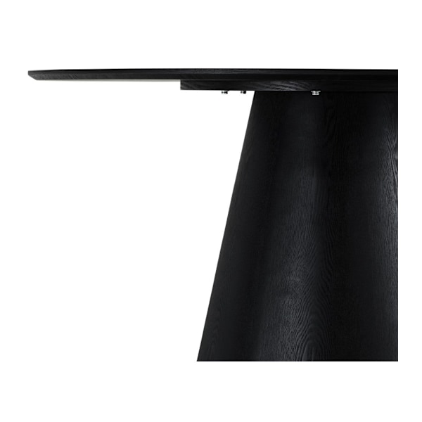 Rootz Matbord - Runt bord - Modernt matbord - Elegant ekfaner - Slitstark MDF-konstruktion - Mysig Atmosfär - 120x120x76 cm