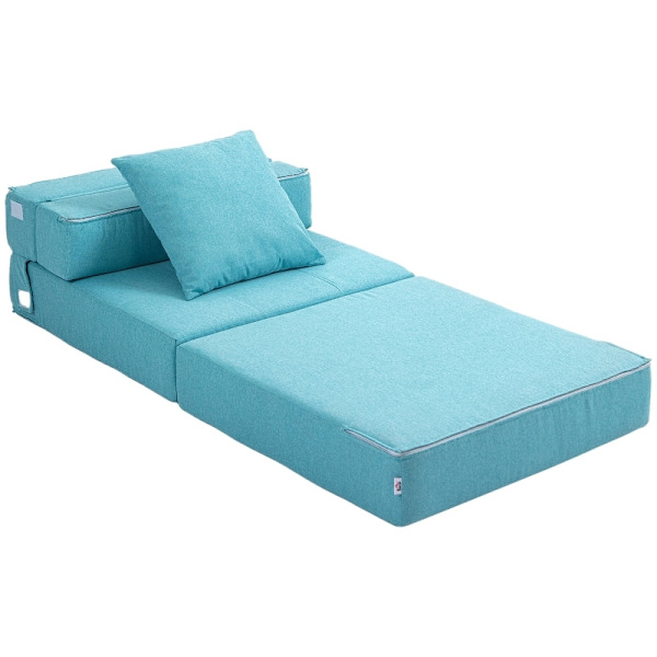 Sovstol Rootz - Avslappningsstol - Gästsäng - Snabb omvandling - Mångsidig användning - Exceptionell komfort - 70 cm x 70 cm x 61 cm (soffa) / 70 cm x