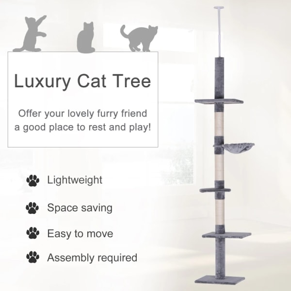 Rootz Cat Tree - Scratching Post - Cat Scratching Post - Cat Cli