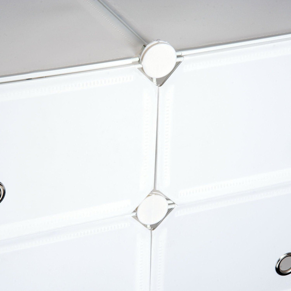 Rootz skabsgarderobe - hvid - stål, plast - 29,52 cm x 14,56 cm x 28,74 cm