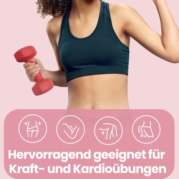 Rootzin käsipainot - painonnostotarvikkeet - Kotin kuntosalivarusteet - kompakti ja monipuolinen - 2 x 3kg