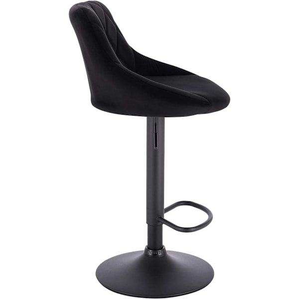 Rootz 2 baarijakkaran setti - Velvet-tasotuolit - Säädettävät ja kääntyvät jakkarat - Mukavat, vakaat, kestävät - 35cm x 38cm Istuin, Korkeus 60cm-82c