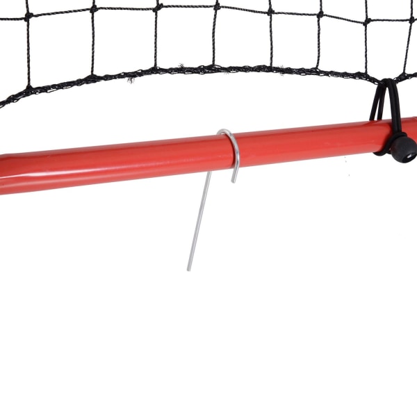 Rootz Football Rebounder - Rød, Sort - Stof, Metal - 37,79 cm x
