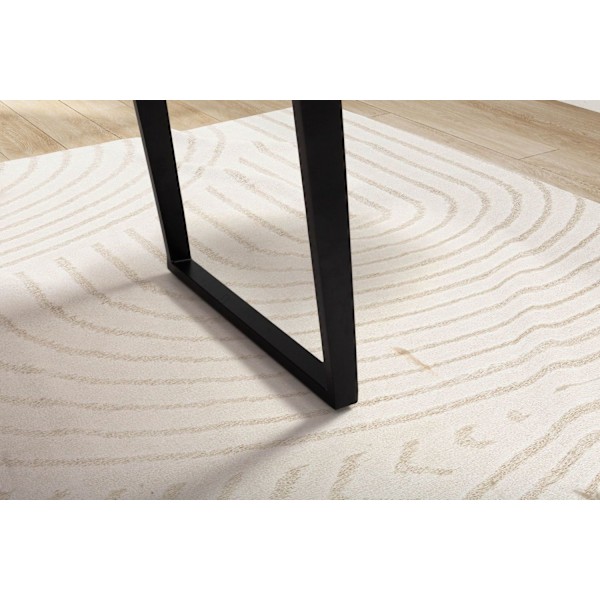 Rootz Modern Design Kontorbord - Skrivebord i massivt træ - Naturligt trækorn - U-formede metalben - Håndlavet - 180 cm x 90 cm x 76 cm