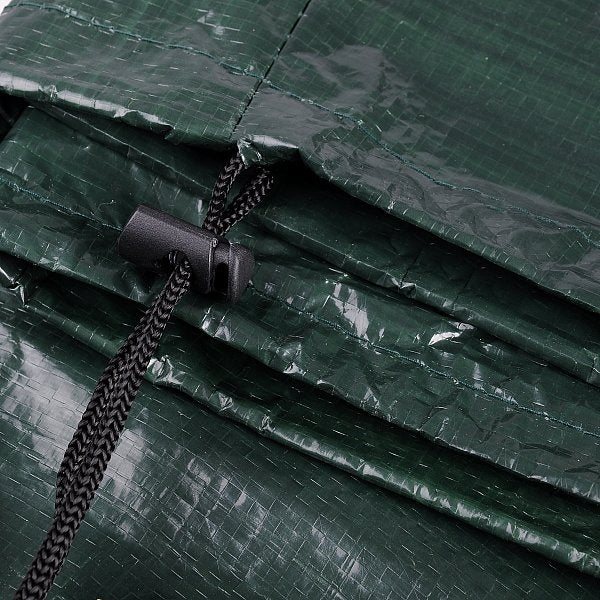 Rootz-huonekalun päällinen - Puutarhasuojakotelo - UV-kestävä - Säänkestävä - Repeämisenkestävä PE - Helppokäyttöinen - Vihreä - 100g/m² - 110x110x70c