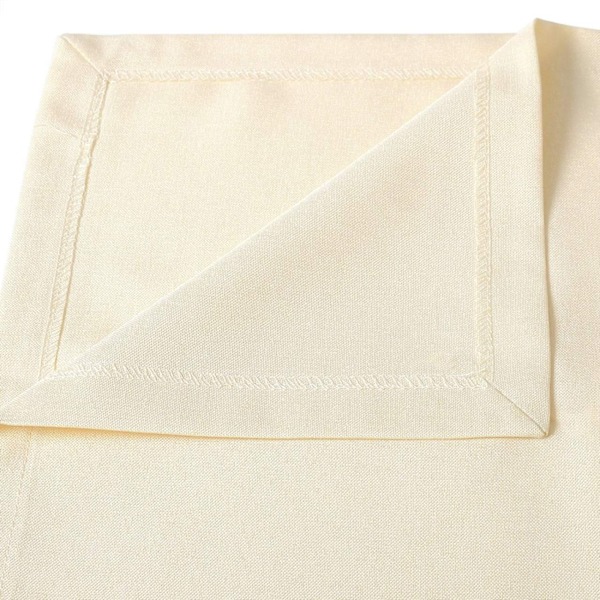 Rootz rektangelduk - Vattentät bordsöverdrag - Polyester - Skrynkelfri - Lättskött - 100 cm x 140 cm - Champagne - Mat, picknick, flera tillfällen