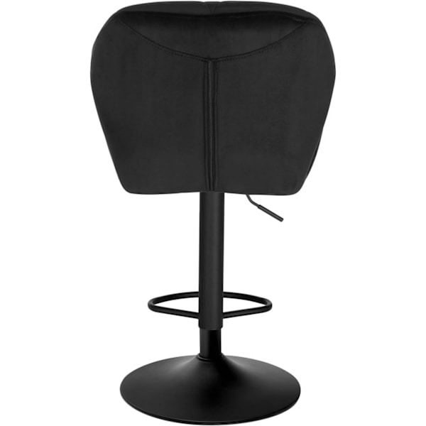 Rootz baarituoli - Säädettävä baarituoli - Ergonominen työpöytä - Velvet Comfort, 360° kääntyvä, korkeussäädettävä - 50cm x 40cm x 94-116cm