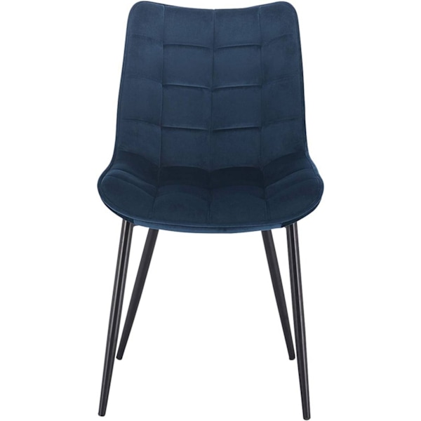 Rootz Velvet Matstolar - Bekväma stolar - Snygga sittplatser - Lyxig sammet, Ergonomisk design, Slitstark metallram - 46cm x 40,5cm