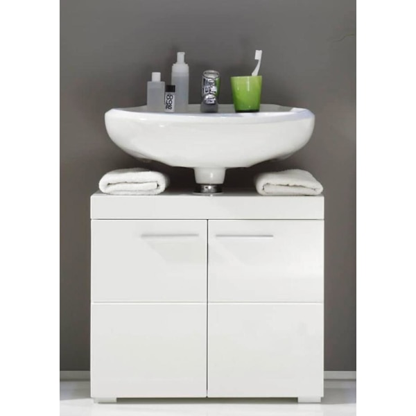 Rootz Badeværelsessæt - Badeværelsesskabe - Højglans - 60 x 190 x 34 cm White