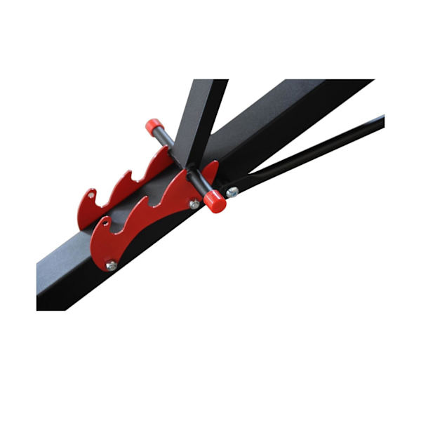 Rootz-painopenkki monitoiminen - musta, punainen - teräs, PVC, Eva - 25,19 cm x 57,48 cm x 28,93 cm