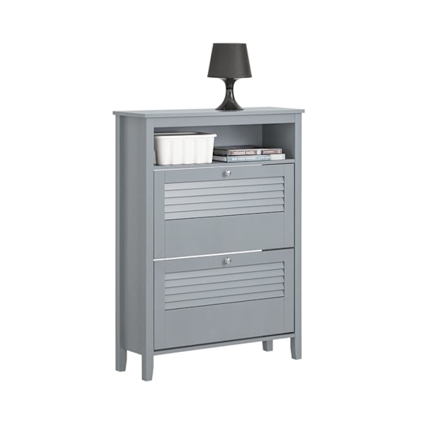 Rootz Shoe Storage -kaappi - jalkineiden järjestäjä - sisäänkäynnin säästäjä - kompakti muotoilu - 80x108x25cm - seinälle asennettava parannettua stab