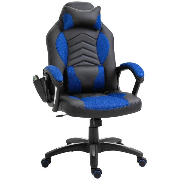Rootz Gaming Chair - Kontorsstol - Massagestol - Värmefunktion -