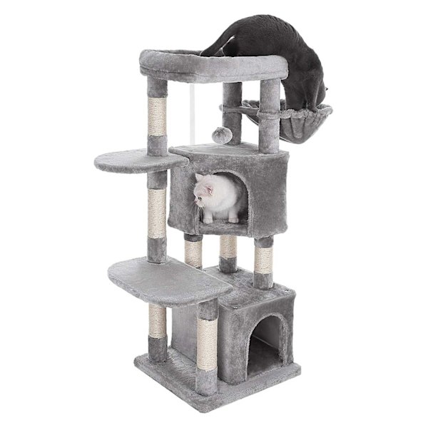 Rootz Cat Scratching Post - Tall Scratcher - Cat Tree - Spånskivakonstruktion - 49cm x 45cm x 120cm