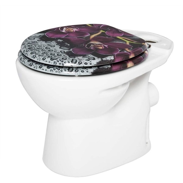 Rootz Premium Soft-Close WC-istuin - Hiljainen sulkeutuminen - Antibakteerinen istuin - Mukava muotoilu - Helppo asennus - Universaali O-muotoinen ist