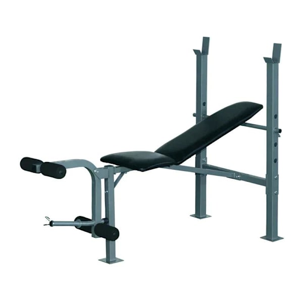 Rootz Trainingsbank - Multifunktionsviktsbänk - Träningsbänk - Justerbar viktbänk - Träningsutrustning - Rack-svart - 165 X 68 X 114 Cm