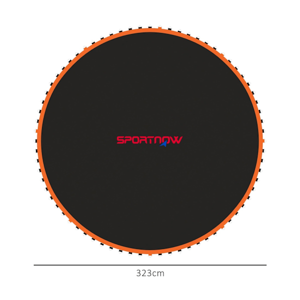 Rootz Trampoline Mat - Rund hoppmatta - Polypropylenhoppyta - UV -resistent - Ø323cm för 3,66 m trampoliner med 72 V -ringar