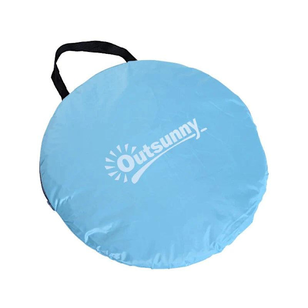 Rootz Pop-up Tent - Beach Shelter Tent - Throw Tent - Tent - Blue - 200 X 150 X 119 Cm