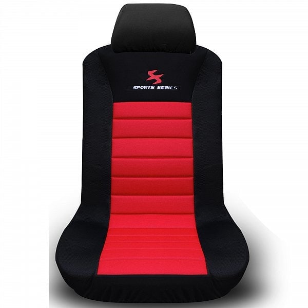 Rootz Car Seat Cover Set - Framsätesskydd i polyester - Dragon Brodery - Enkel montering - 100 % polyesterskum - Universal passform - 3-8 mm skum - 30