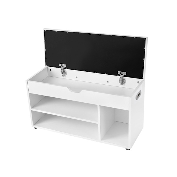 Rootz Skobænk - Entremøbler - Skoopbevaring - Skoopbevaring - Forenkle dit liv - Opmuntrer til orden - Upåfaldende opbevaringsplads - 80 cm x 44 cm x