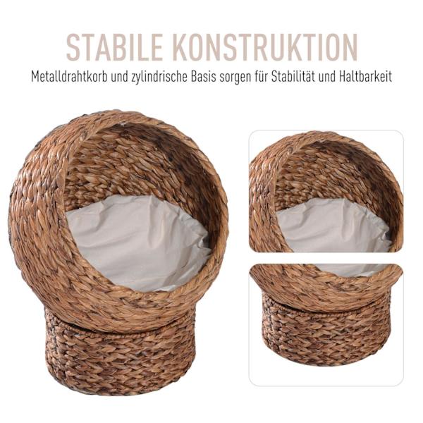 Rootz Cat Cave - Brun - Metal, Bomuld - 16,53 cm x 12,99 cm x 20,47 cm