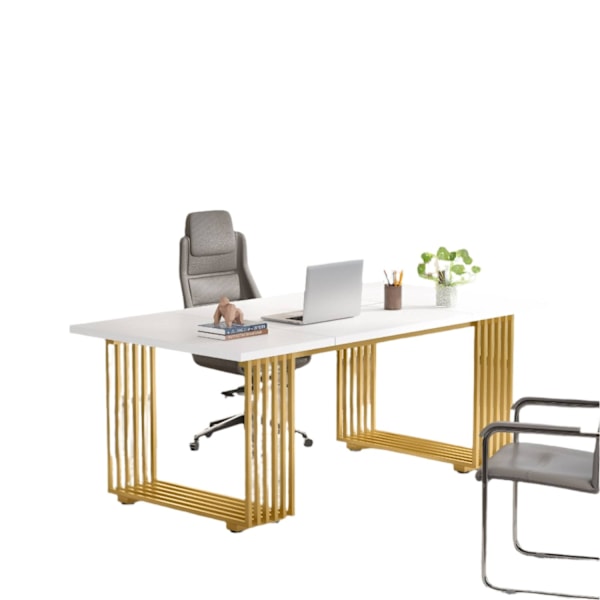 Rootz Elegant Office Desk - Executive -pöytä - Työpöytä - Tilava ja tukeva - 180 cm Leveys x 79 cm Syvyys x 78 cm Korkeus
