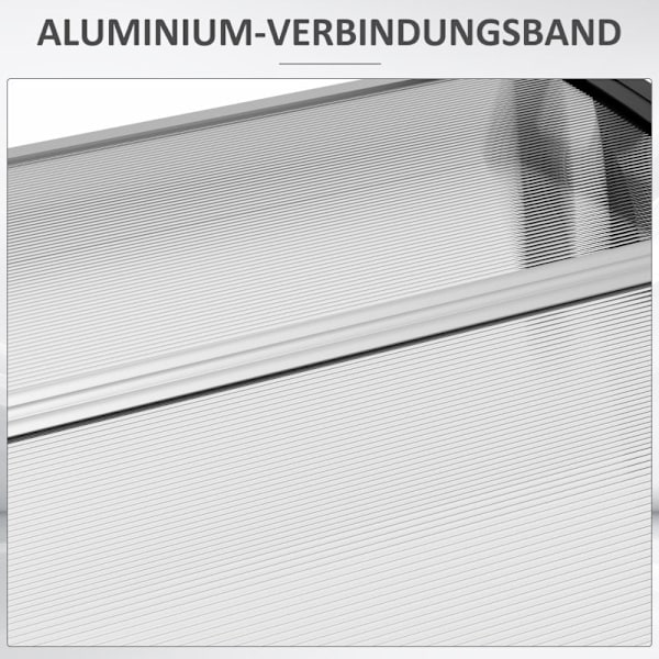 Rootz Entrétak - Dörrmarkis - Fönstertak - UV-skydd - 303L x 96W x 27H cm
