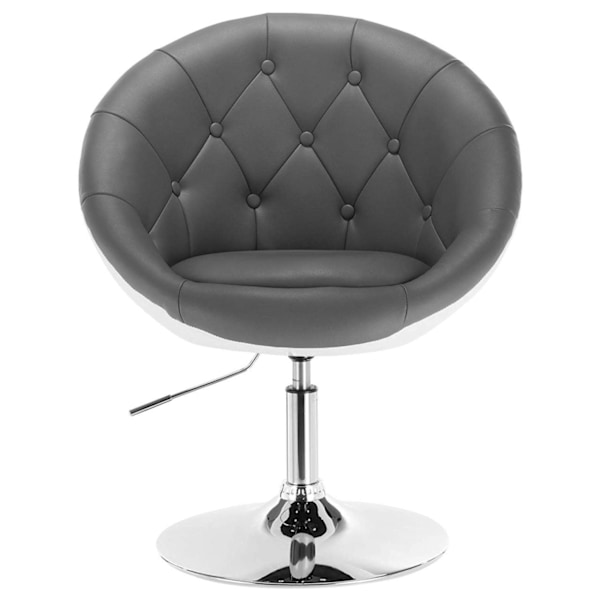 Rootz Lounge Chair - Cocktailstol - Drejestol - Kunstlæder - High Density Svamp - Ergonomisk design - 46cm x 44cm x 81-93cm