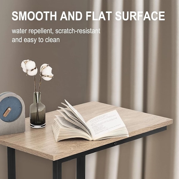 Rootz sofabord - sidebord - lys eg - robust konstruktion - let at samle - alsidigt - kompakt design - 55 cm x 36 cm x 59,5 cm