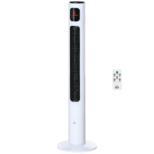 Rootz Column Fan - Tower Fan - Oscillation Fans - Energibesparelse - 31,5 cm x 31,5 cm x 117 cm - Fjernbetjening inkluderet