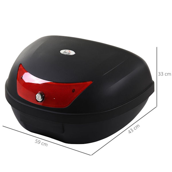 Motorcykelfodral Rootz - Svart - Pp - 23,22 cm x 16,92 cm x 12,99 cm