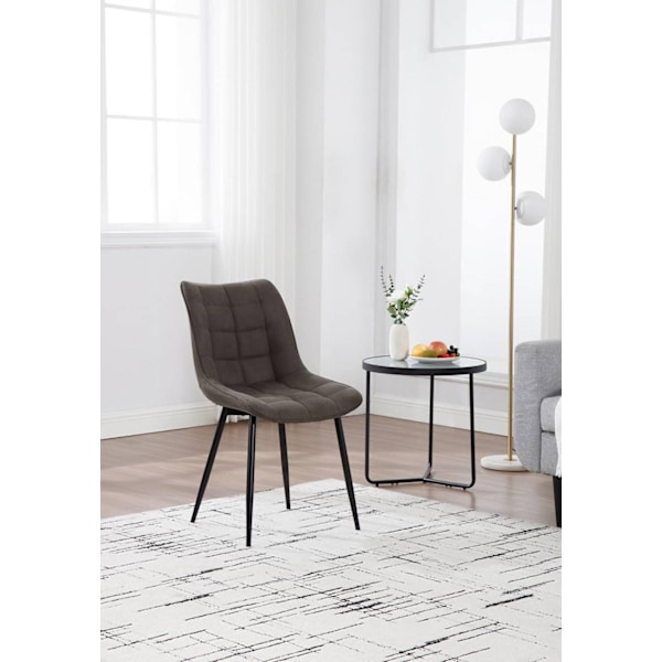 Rootz spisestuestole Sæt med 2 - Køkkenstole - Polstrede sæder - Ergonomisk design - 85,5 cm x 46,5 cm x 38,5 cm