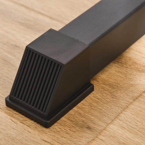 Rootz justerbart skivstångsställ - Tyngdlyftningsställ - Gymutrustning - Stöder 150 kg - 77-122W x 66D x 121-171H cm