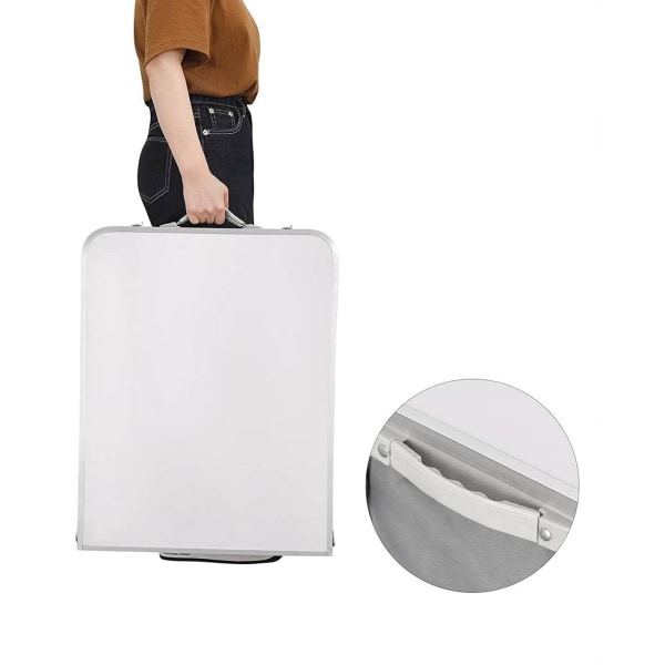 Rootz justerbart campingbord - Bärbart hopfällbart bord - Utomhusmatbord - Justerbart i höjdled, integrerad förvaring, enkelt underhåll - 47 cm x (62