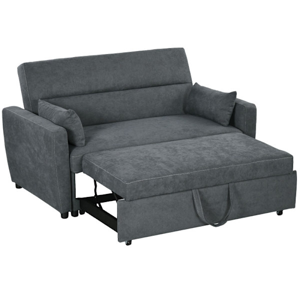 Rootz 2-i-1 sovesofa - Sofa - Gæsteseng - Ergonomisk design - 3 justerbart ryglæn - Højkvalitets polstring - 155 cm x 90 cm x 88,5 cm