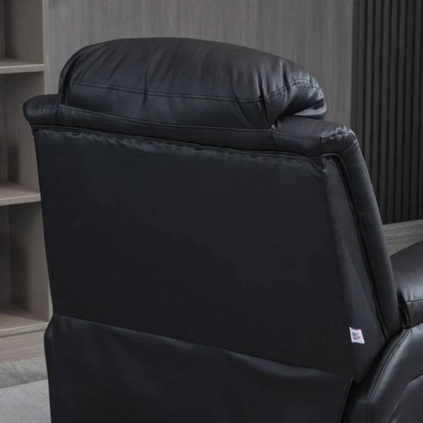 Rootz Relaxation Chair - Ståhjälp - Inklusive fotstöd - Elektrisk TV-stol - Sidoficka - Nackstöd - 1 Fjärrkontroll - Flerskiktsbräda - Konstläder - Sv